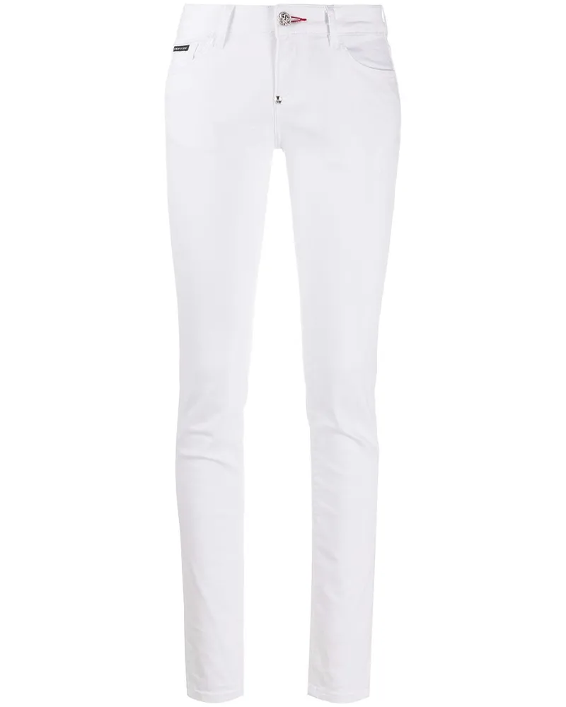 Philipp Plein Skinny-Jeans Weiß