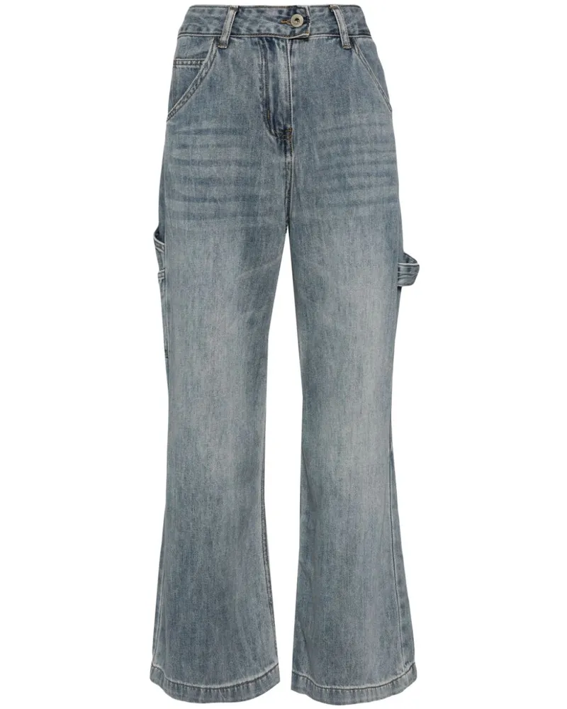 Ground Zero Jeans mit geradem Bein - Blau Blau