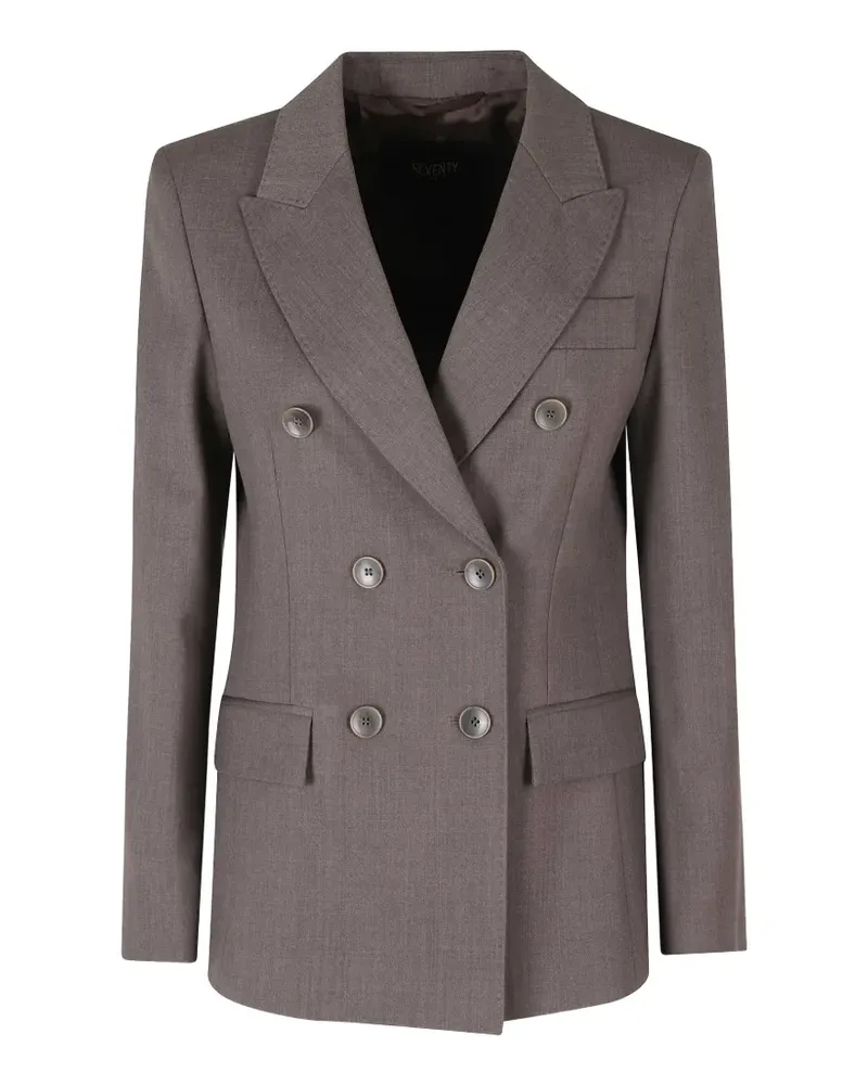 Seventy double-breasted peak-lapels blazer - Braun Braun