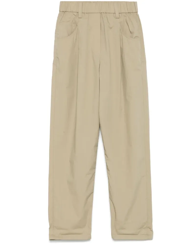 Brunello Cucinelli Popeline-Hose - Grün Grün