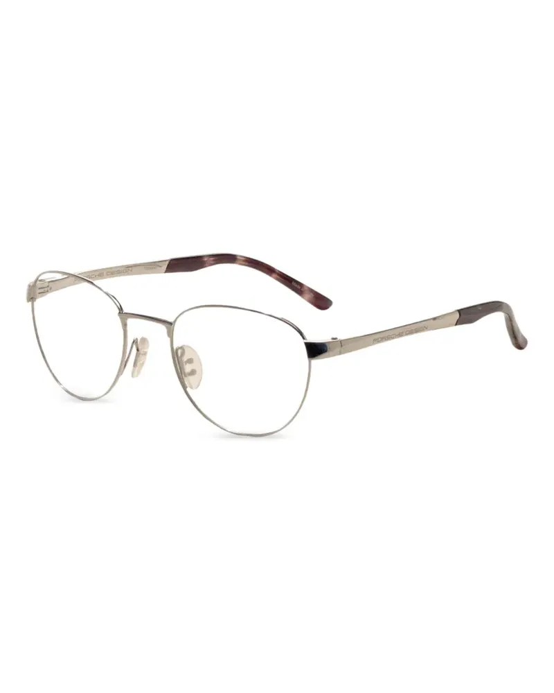 Porsche Design Brille mit rundem Gestell - Gold Gold