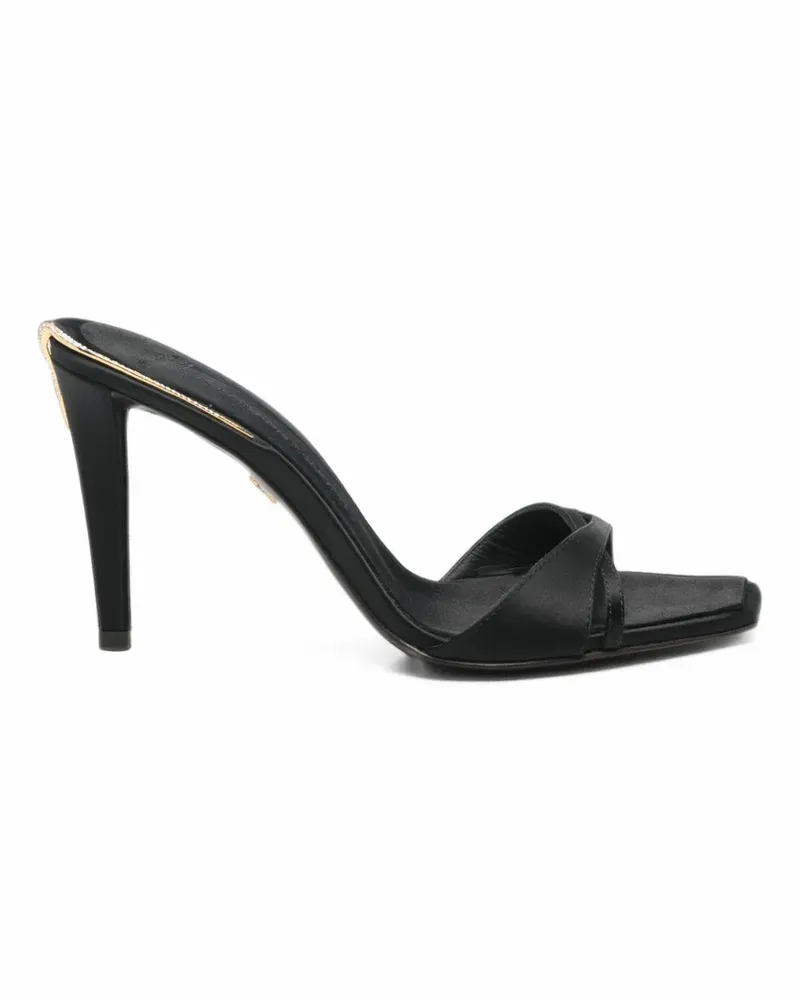 Giuseppe Zanotti Salamander Sandalen mit eckiger Kappe - Schwarz Schwarz
