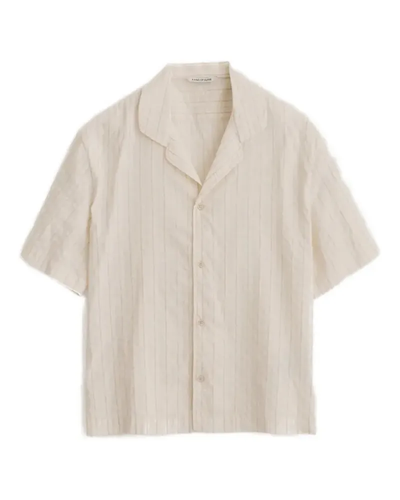 A Kind Of Guise Samata striped shirt - Nude Nude