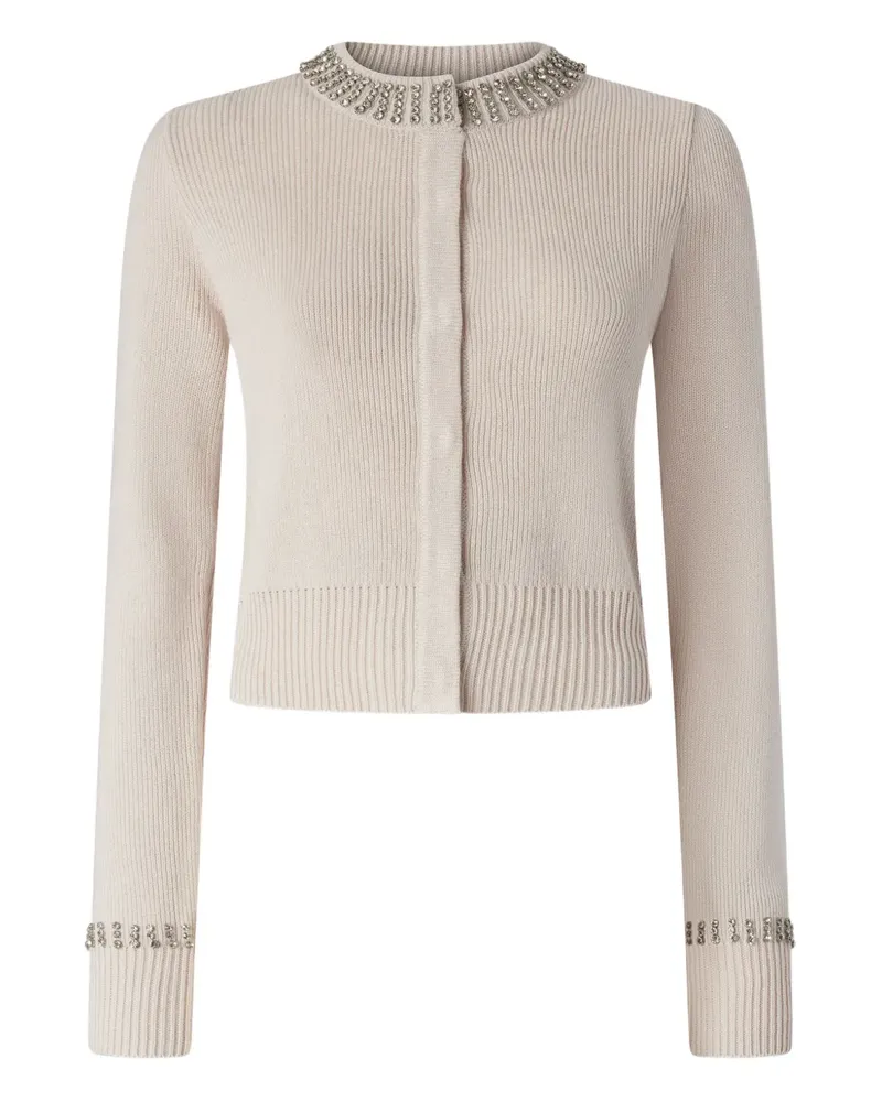 Pinko Cardigan mit verzierten Bündchen - Nude Nude