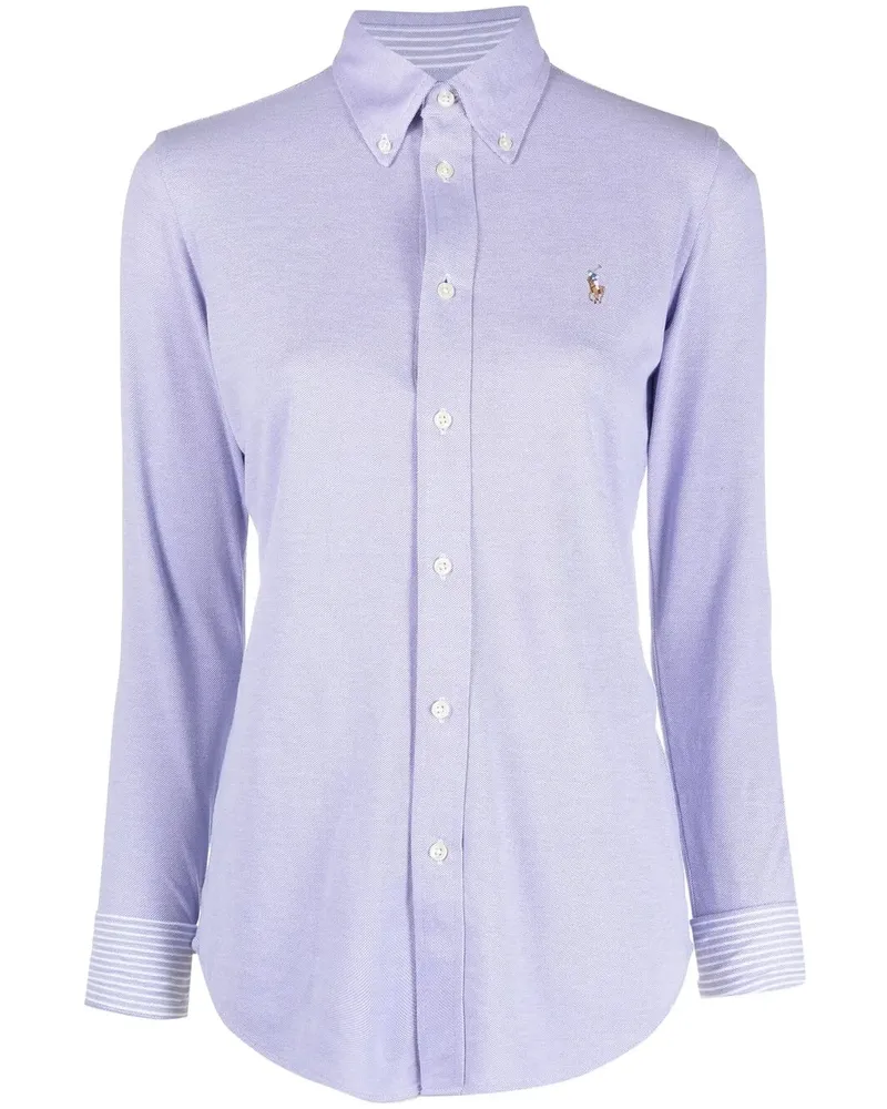 Ralph Lauren Hemd mit Logo - Violett Violett
