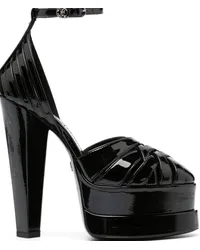 Roberto Cavalli Pumps mit Lackoptik 155mm Schwarz