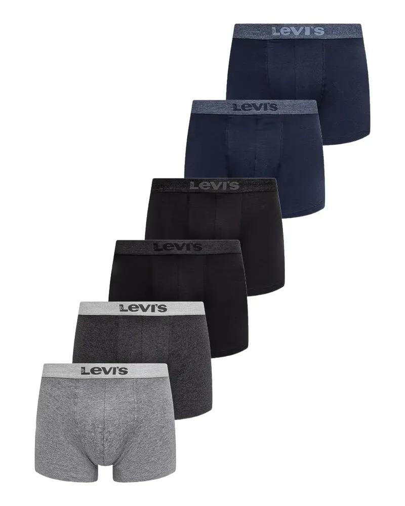 Levi's Slips mit Logo-Bund (3er-Set) - Schwarz Schwarz