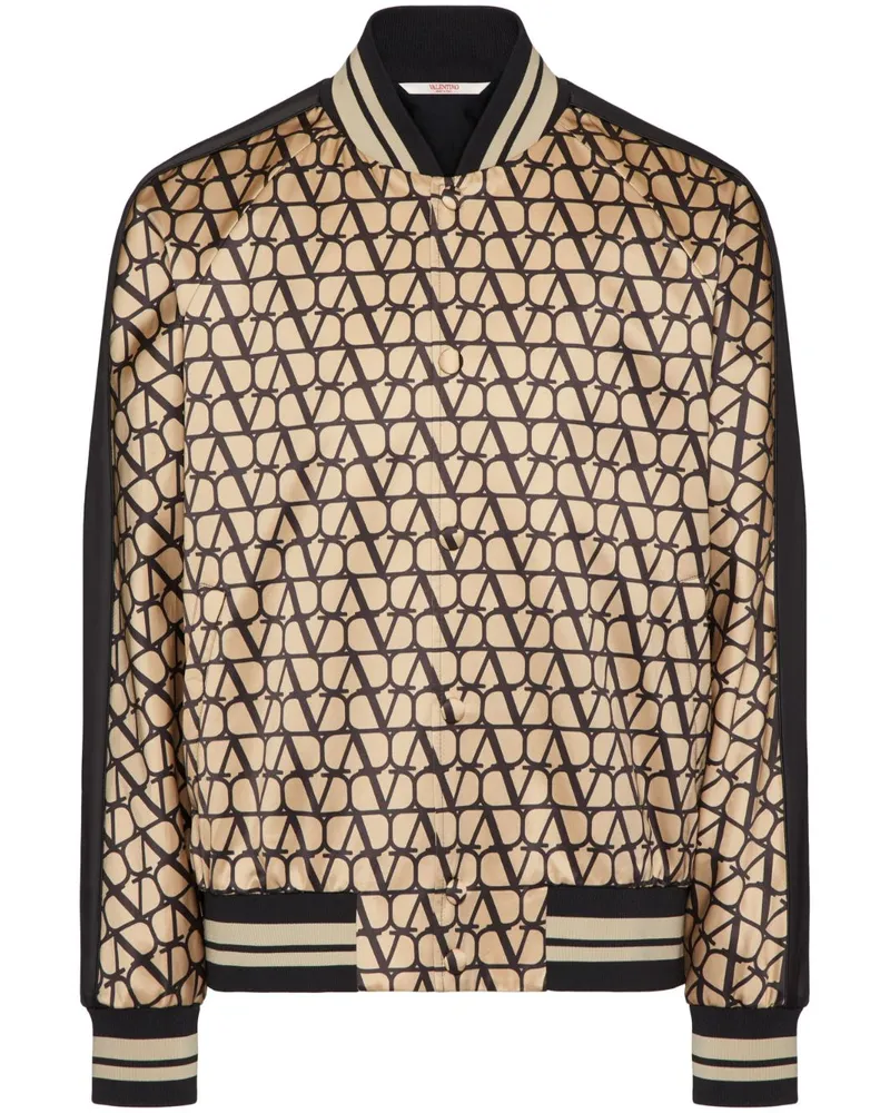 Valentino Garavani Toile Iconographe Bomberjacke - Nude Nude