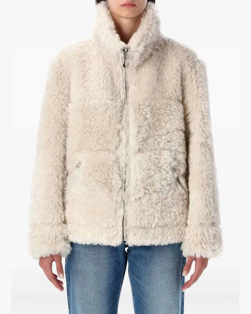 Urbancode Wendbare Bomberjacke mit Leistentaschen - Nude Nude
