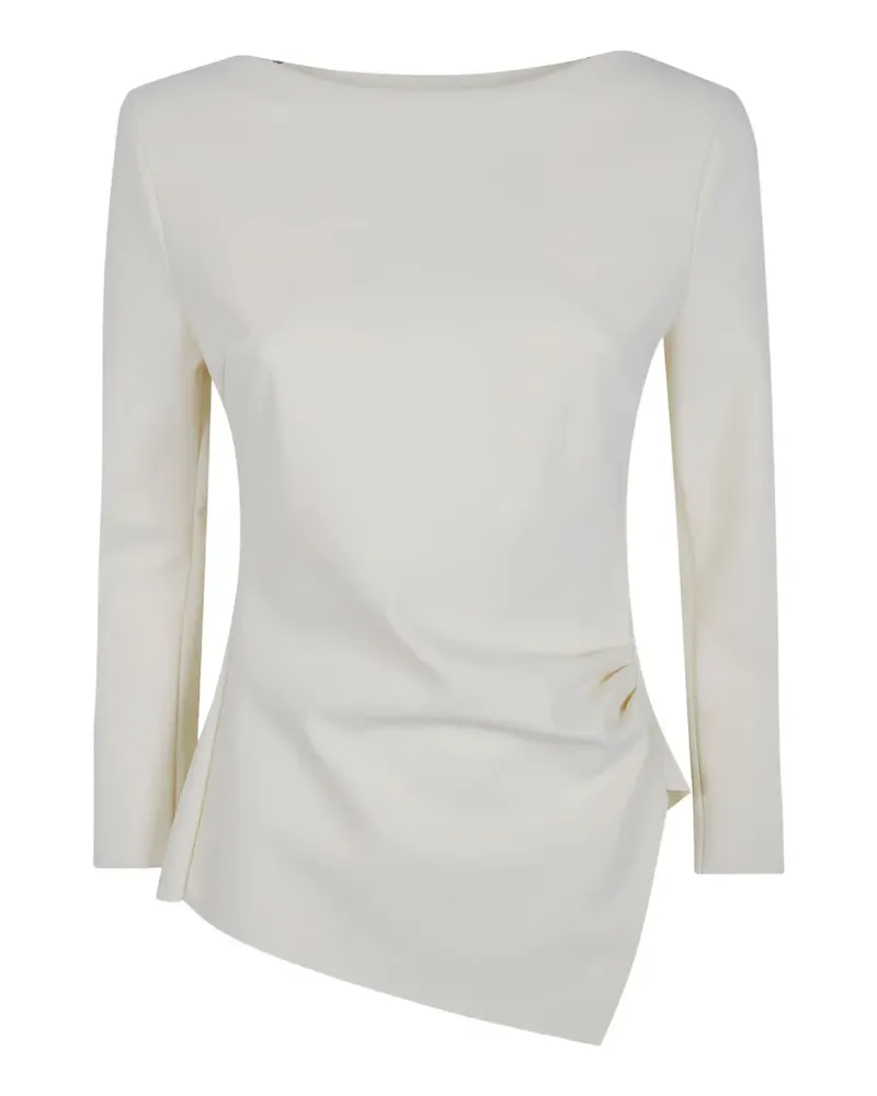 Chiara Boni Kyung ruched asymmetric top - Nude Nude