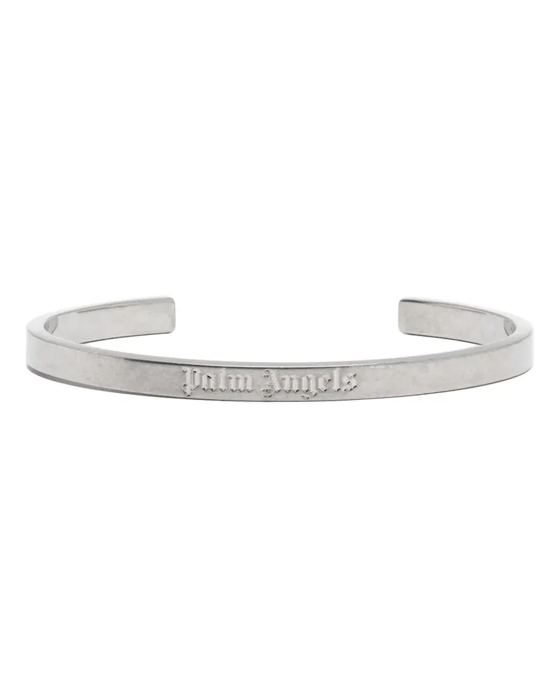 Palm Angels Armband mit Logo-Gravur - Silber Silber
