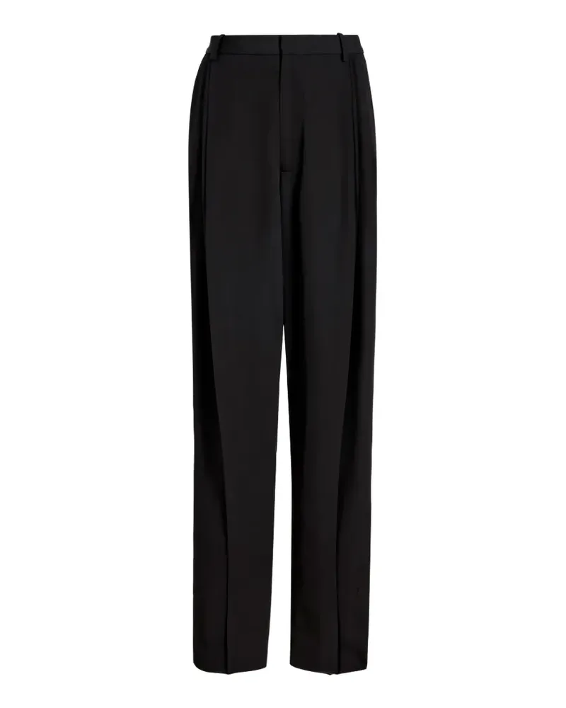 Proenza Schouler Clementina Hose mit Falten - Schwarz Schwarz