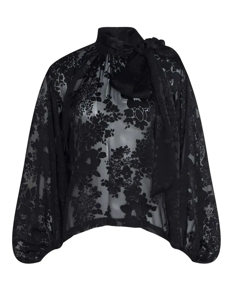 L'Agence Rhett blouse - Schwarz Schwarz