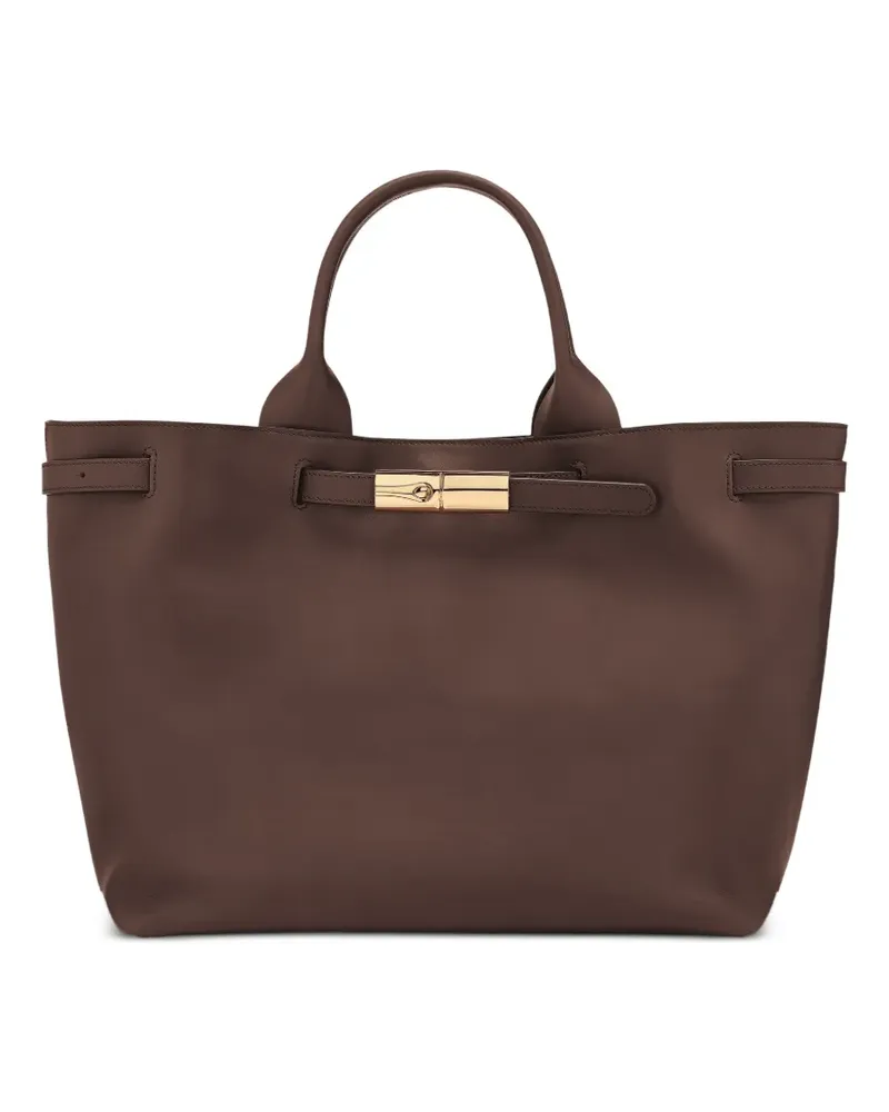 Longchamp Großer Roseau Shopper - Braun Braun