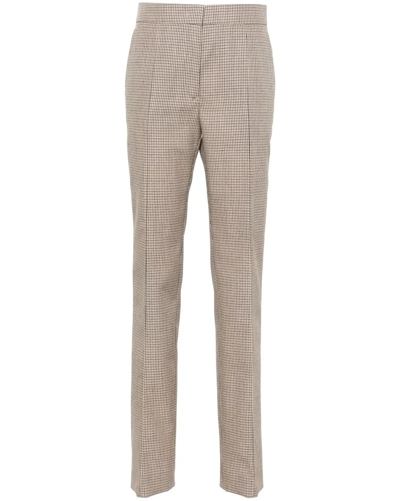 Jil Sander Karierte Hose - Braun Braun