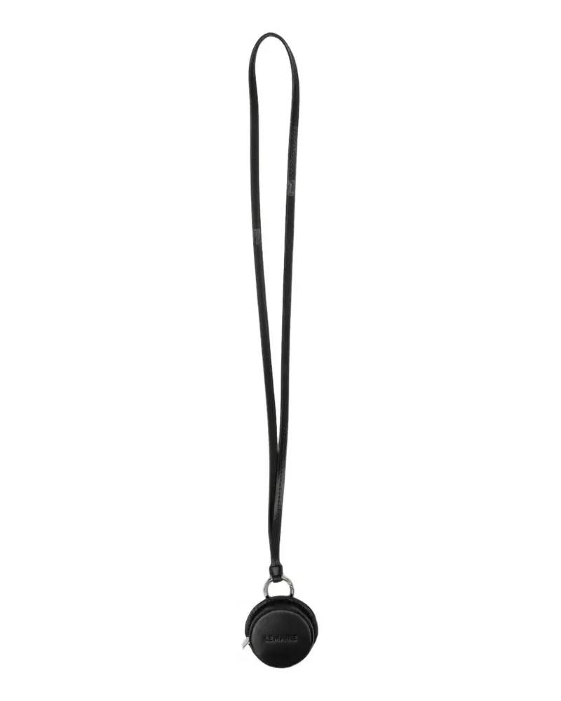 Christophe Lemaire Molede tape necklace - Schwarz Schwarz
