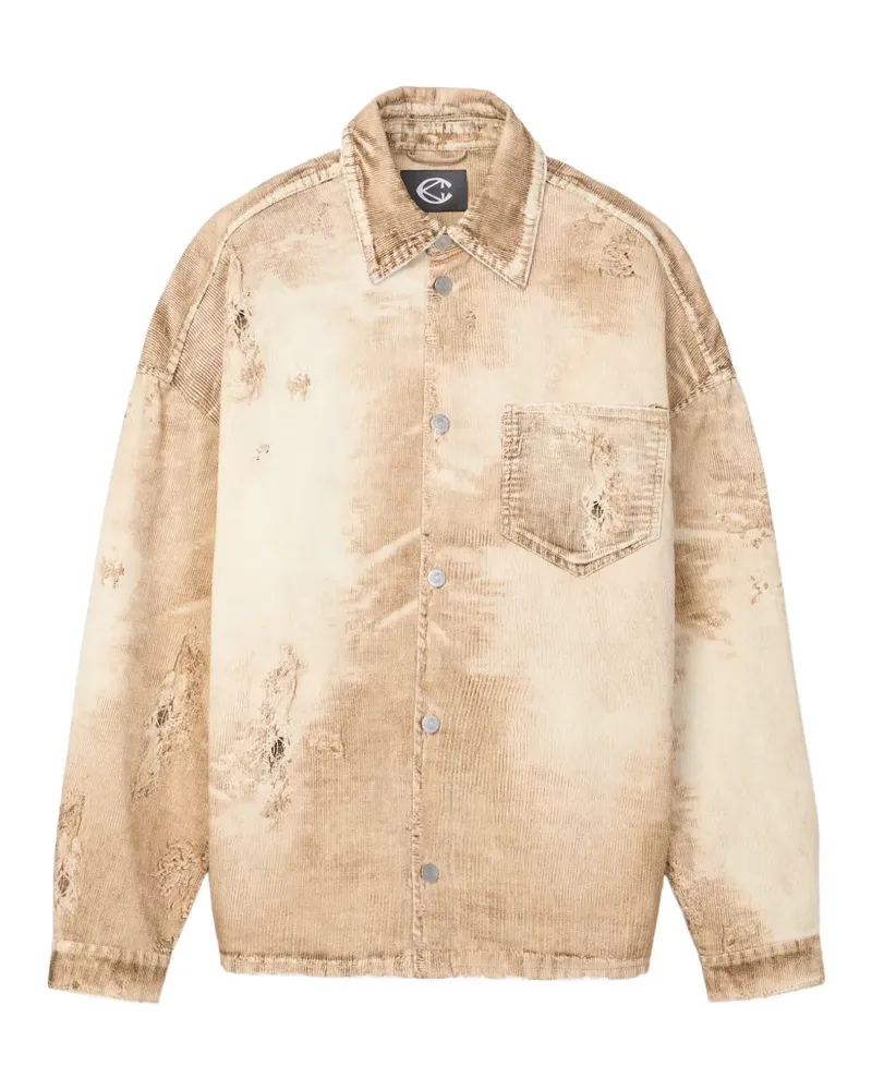 Camper distressed denim shirt - Nude Nude