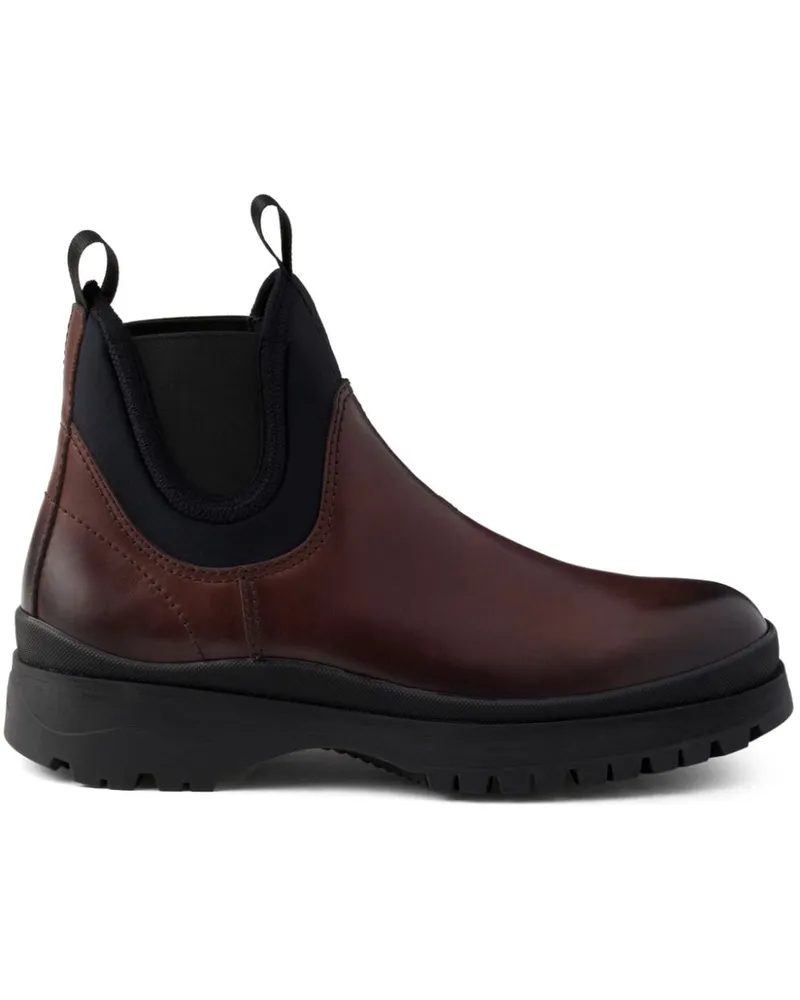 Prada Klassische Chelsea-Boots - Braun Braun