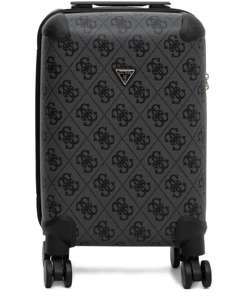 Guess Reisetasche mit Monogramm - Grau Grau