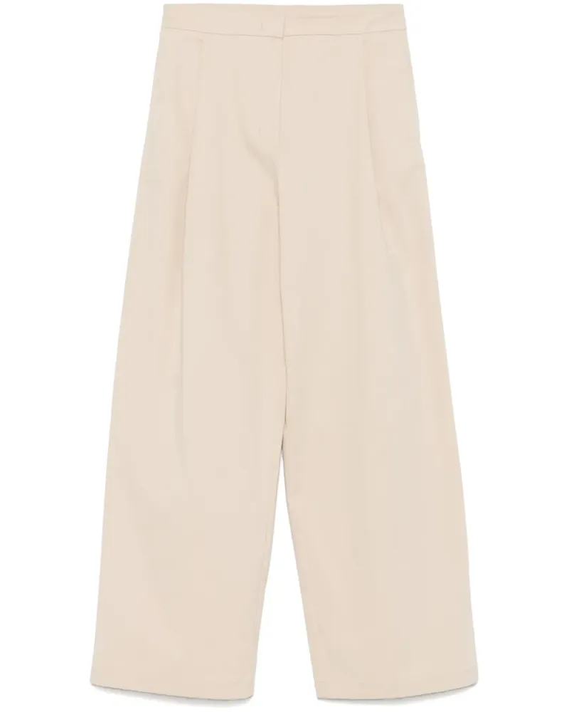 Emporio Armani Hose mit Bundfalten - Nude Nude