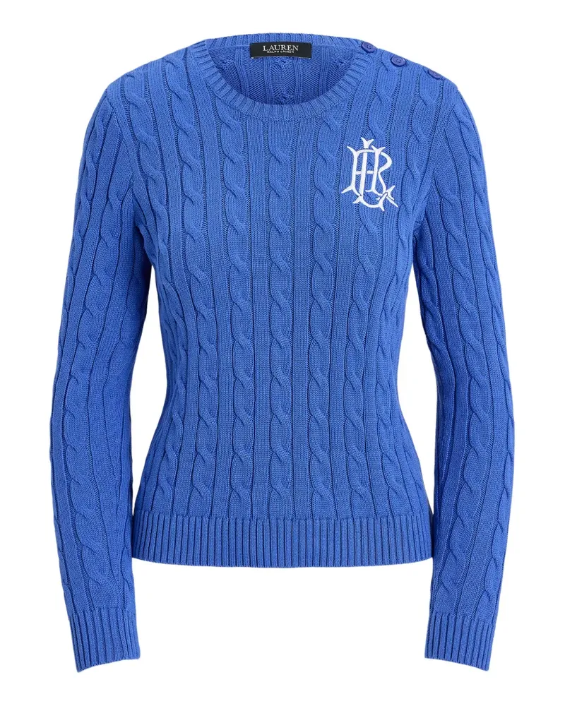 Ralph Lauren Pullover mit Zopfmuster - Blau Blau