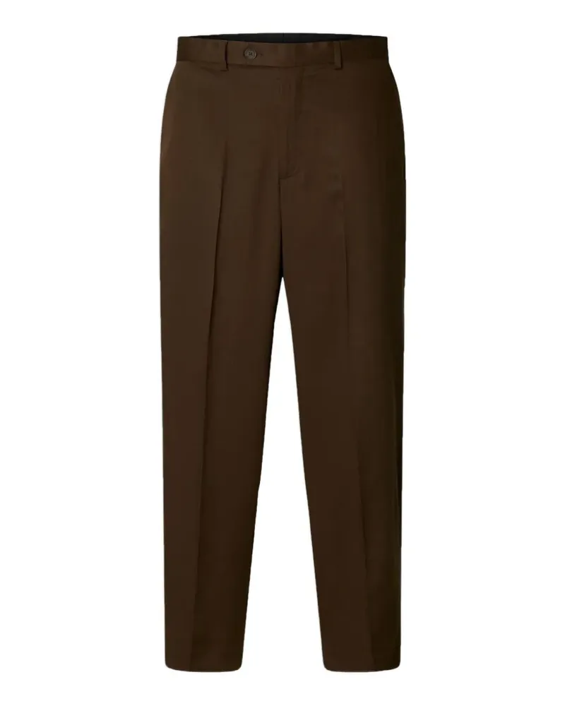Selected relaxed tailored trousers - Braun Braun