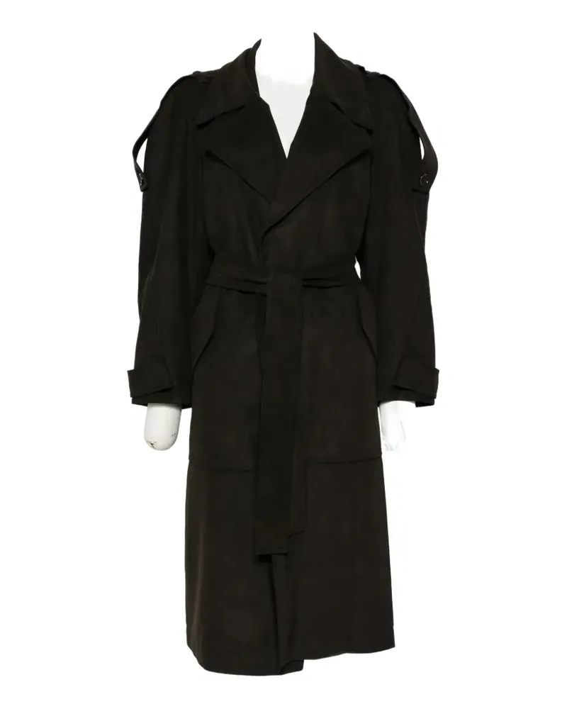 LOW CLASSIC belted trench coat - Braun Braun