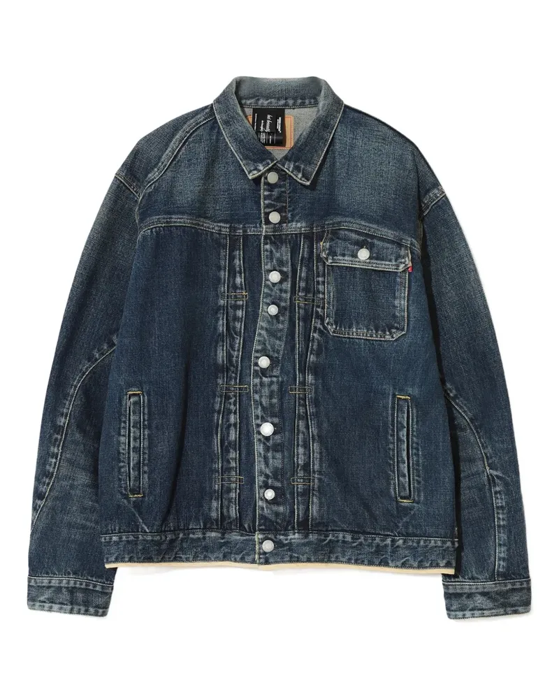 Undercover Geknöpfte Blousonjacke - Blau Blau