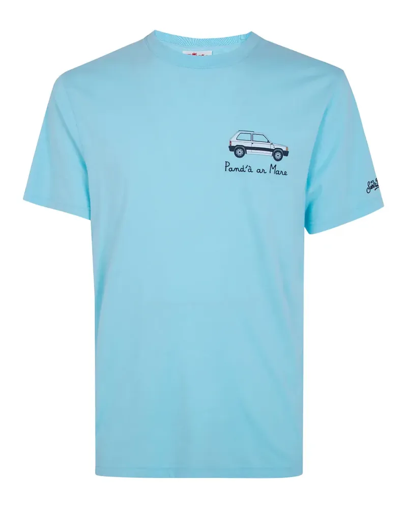 MC2 Saint Barth embroidered-motif T-shirt - Blau Blau