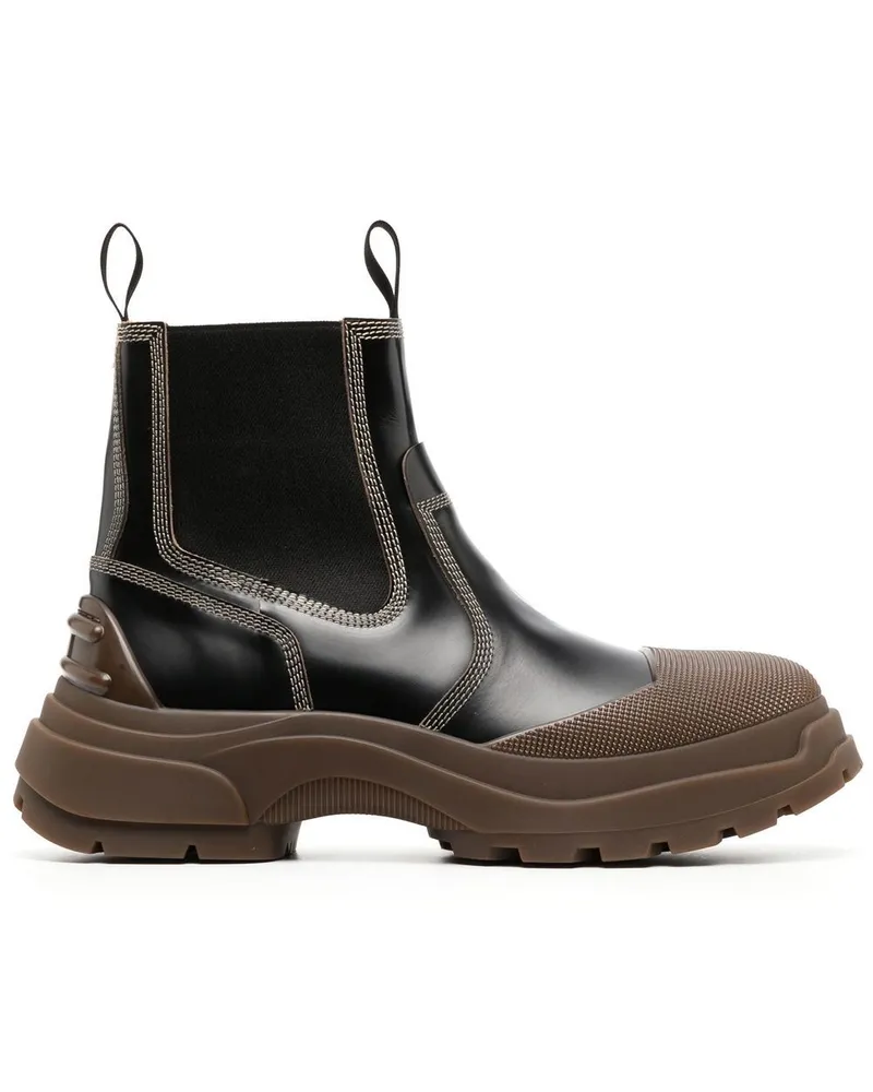 Maison Margiela Alex Stiefeletten aus Leder - Schwarz Schwarz