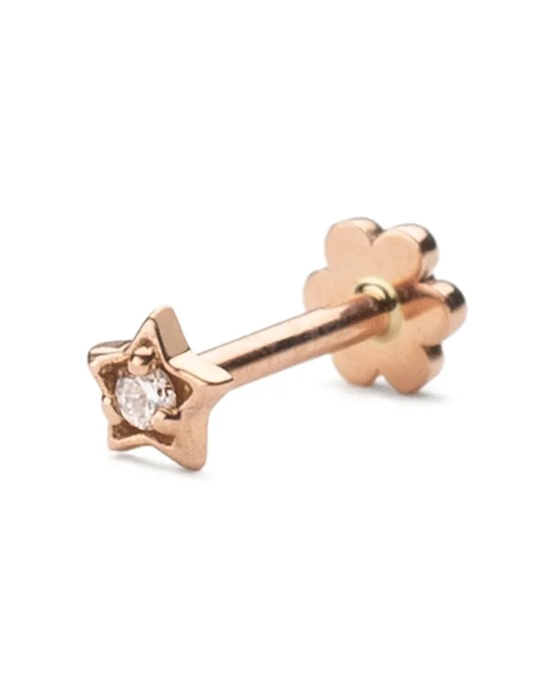 Maria Tash 18kt rose gold Solitaire Star single earring - Rosa Rosa