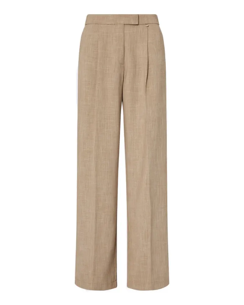 Liu Jo Hose mit Bundfalten - Braun Braun