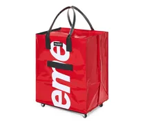 x Hulken Rolling logo-patch tote bag - Rot