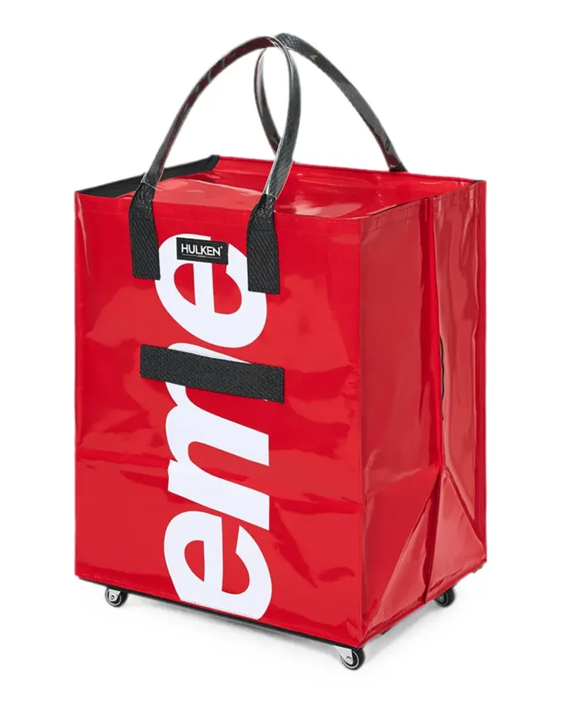 Supreme Being x Hulken Rolling logo-patch tote bag - Rot Rot