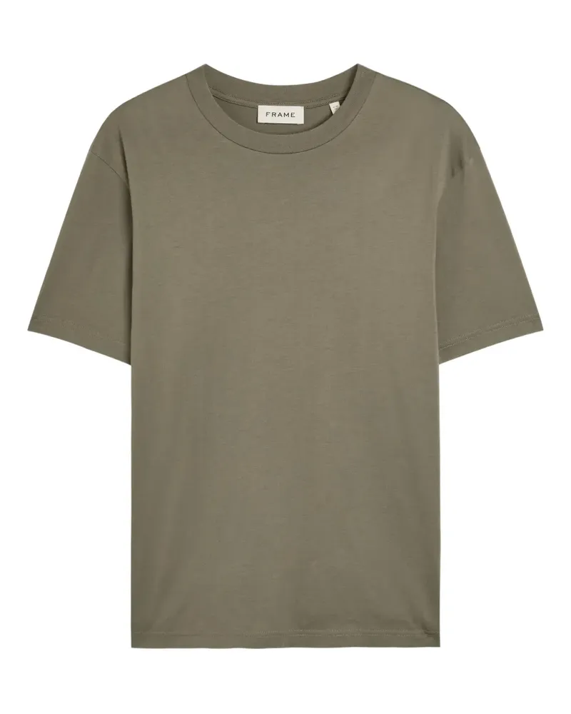 Frame Denim T-Shirt mit Rundhalsausschnitt - Grün Grün