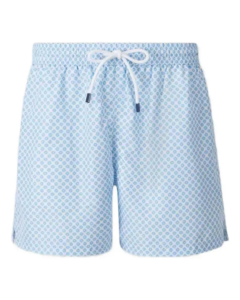 Fedeli Badeshorts mit Polka Dots - Weiß Weiß