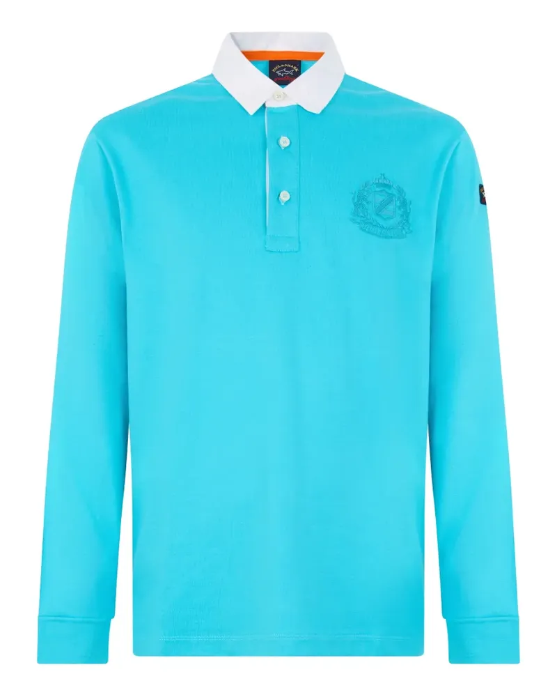Paul & Shark Poloshirt mit Stickerei - Blau Blau