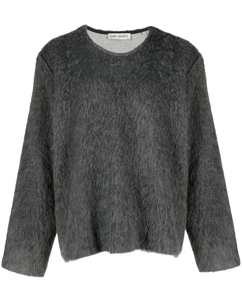 Our Legacy Strukturierter Strickpullover - Grau Grau