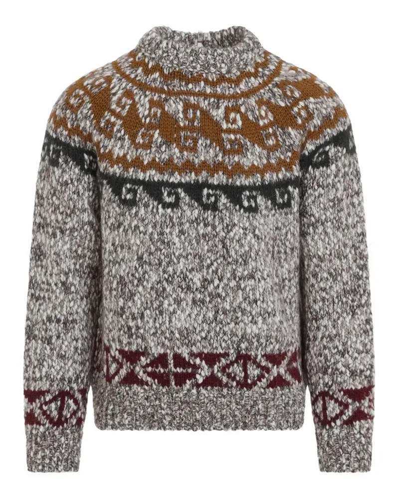 Moncler fair isle-knit sweater - Braun Braun