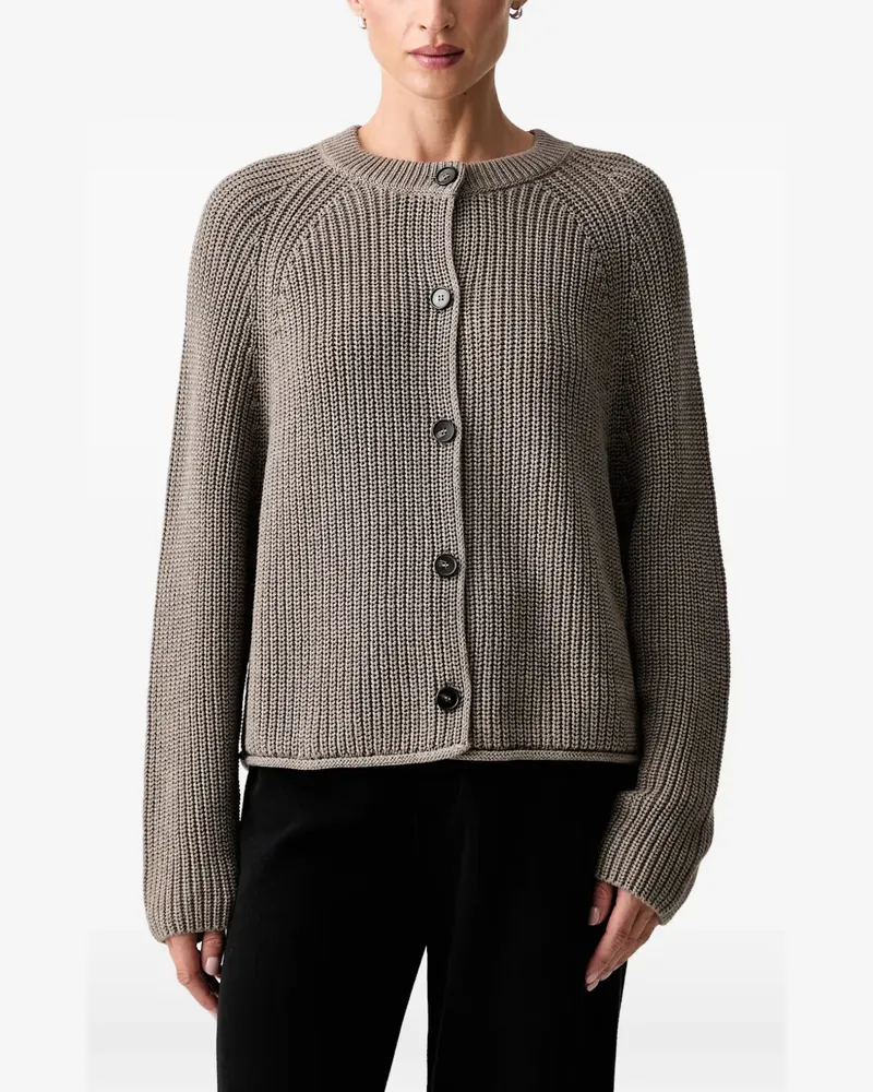 Marc O'Polo Gerippter Cardigan - Nude Nude