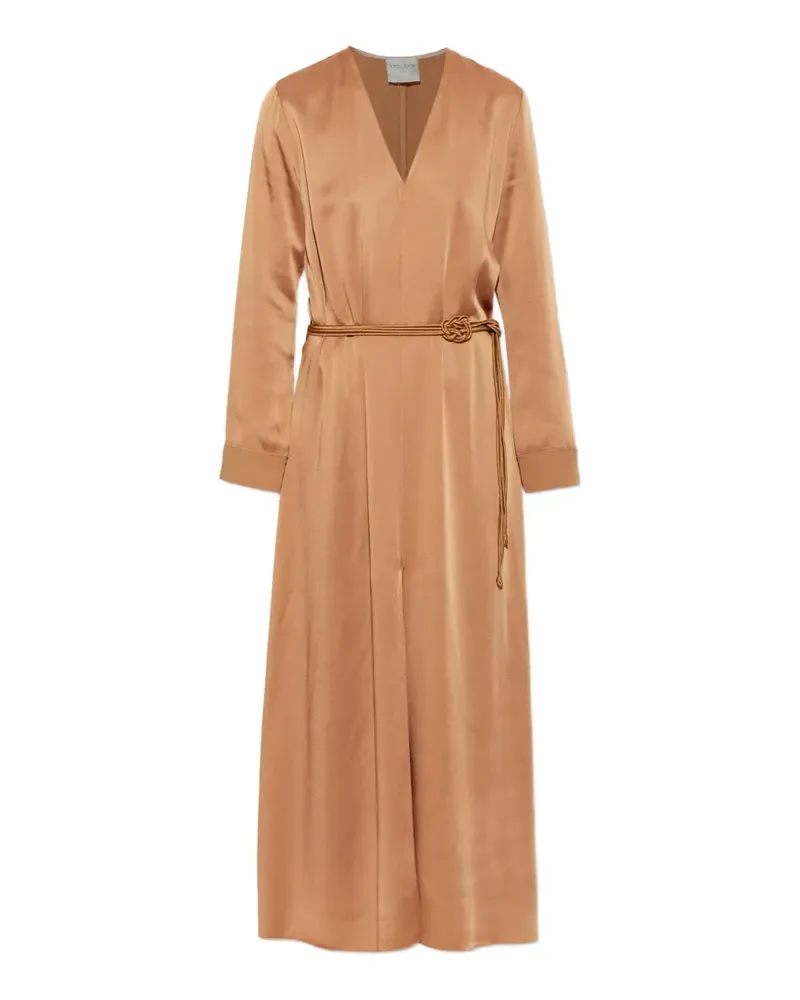 forte_forte Kleid aus Satin - Orange Orange