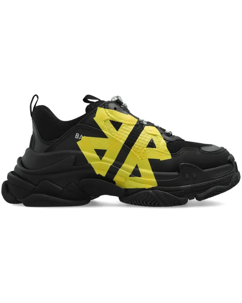 Balenciaga Triple S Tape Type Sneakers - Schwarz Schwarz