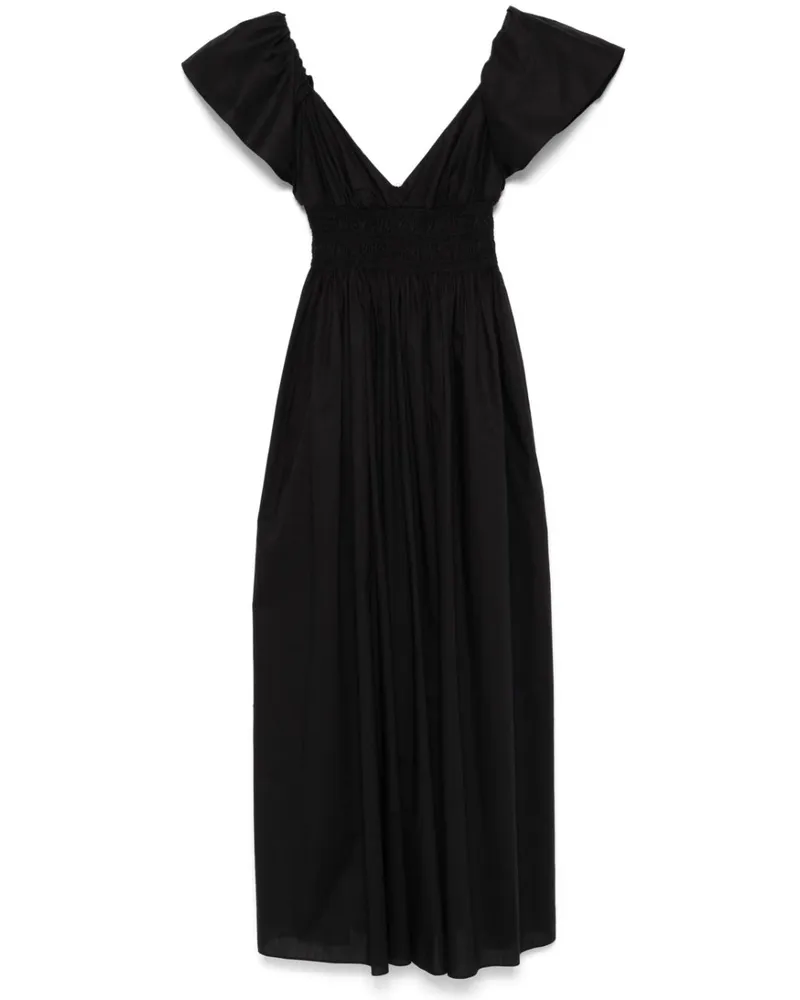 Matteau Midikleid mit weiten Ärmeln - Schwarz Schwarz