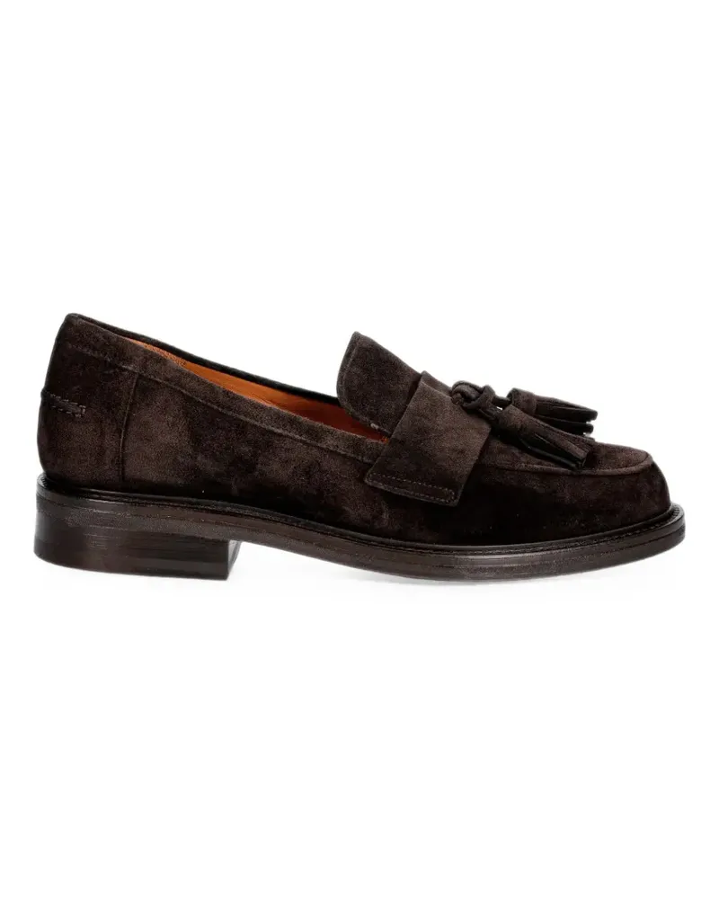 Billi Bi tassel-detail suede loafers - Braun Braun