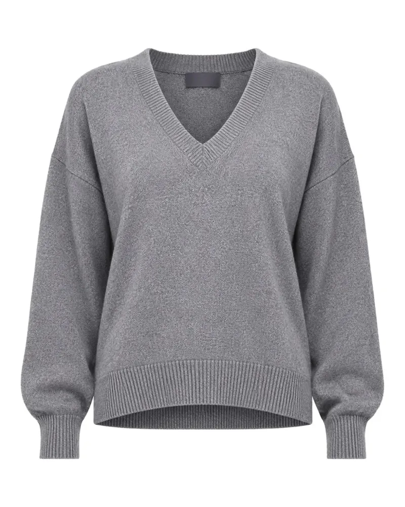 Kocca Cuarto V-neck knitted sweater - Grau Grau