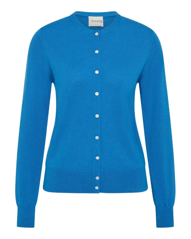 Posse Finn cardigan - Blau Blau