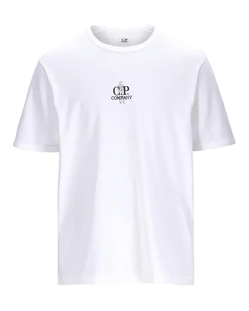 C.P. Company logo-print T-shirt - Weiß Weiß