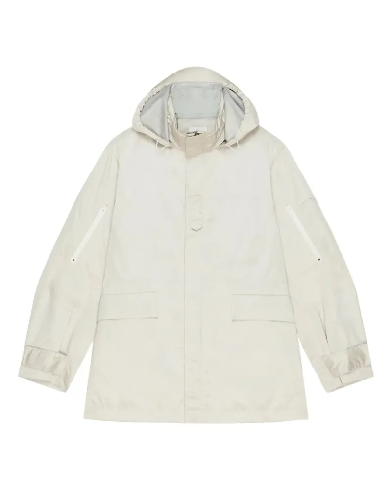 Givenchy Kapuzen-Windbreaker mit Taschendetail - Nude Nude