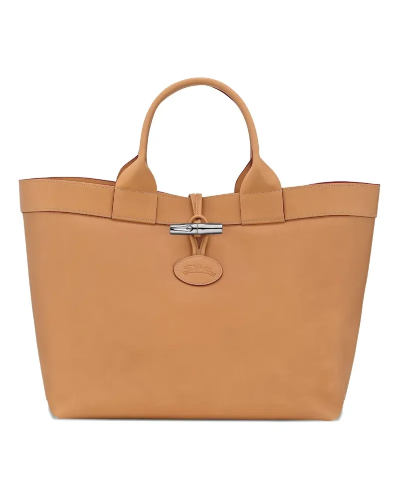 Longchamp Großer Roseau Shopper - Nude Nude