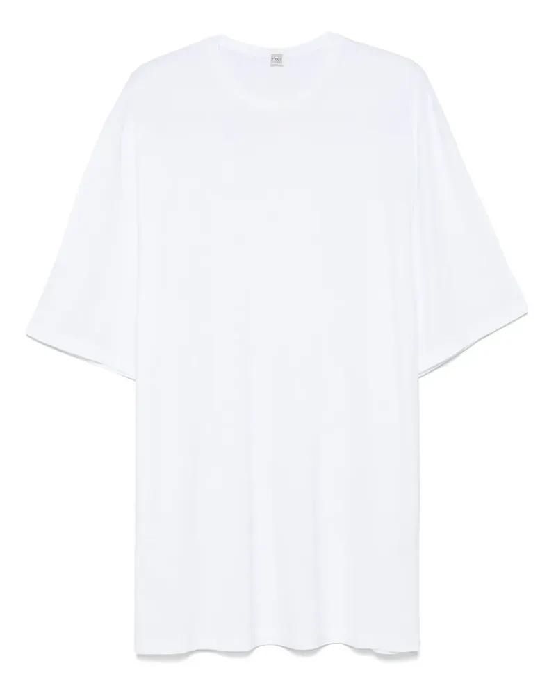 Totême Lockeres T-Shirtkleid - Weiß Weiß